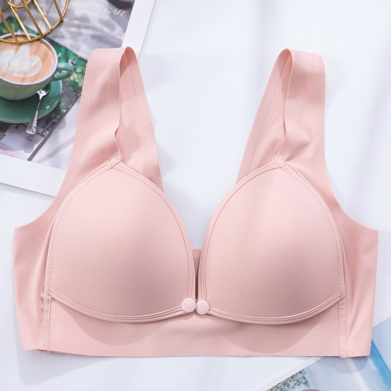 Áo Lót Bầu Su Đúc Mở Cúc Cho Con Bú Sau Sinh Dây Bản To Honey Mommy