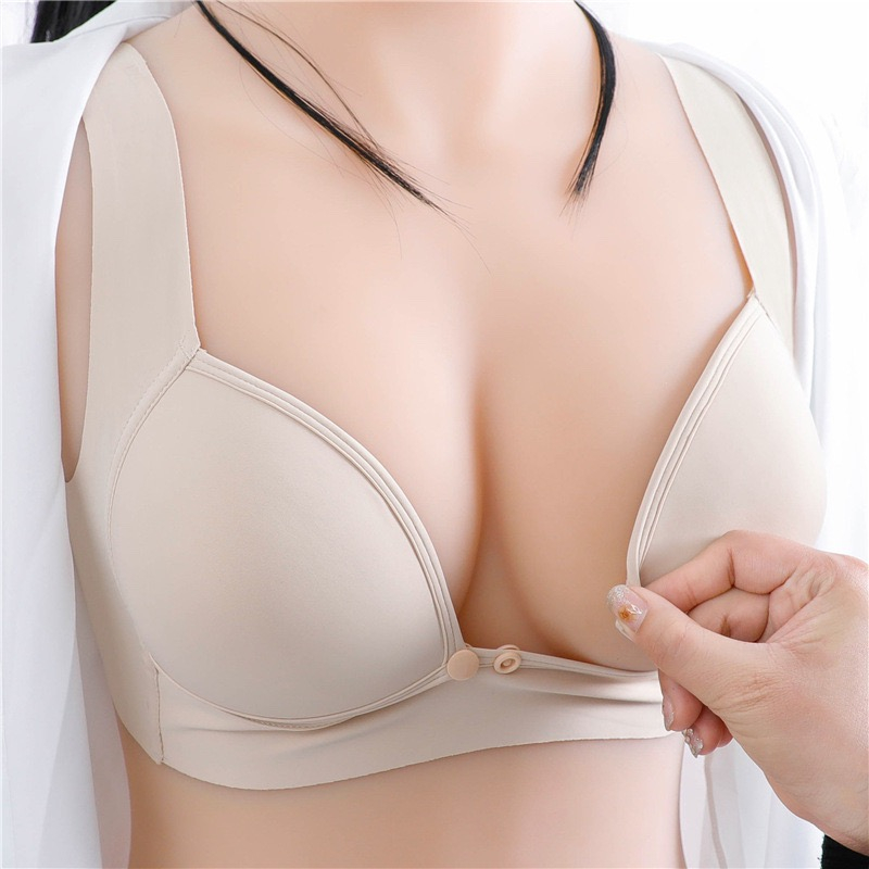 Áo Lót Bầu Su Đúc Mở Cúc Cho Con Bú Sau Sinh Dây Bản To Honey Mommy