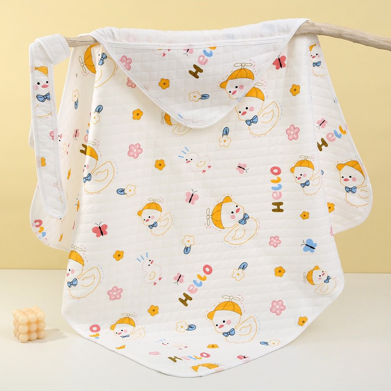 Ủ choàng có mũ trần bông hàng Quảng Châu cao cấp