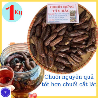 Đồ uống đồ ngâm rượu chuối hột rừng khô chuối hột rừng đặc sản vùng cao nguyên