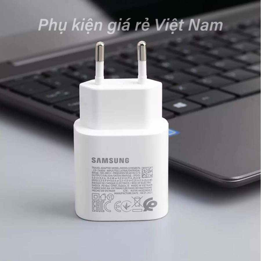 Bộ sạc Samsung 25W Type C  - Hàng Chính Hãng