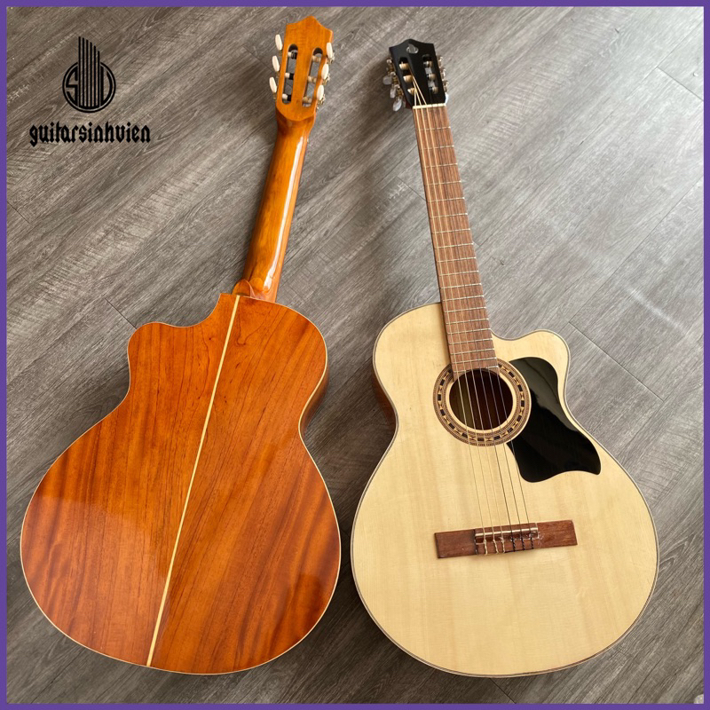 Đàn Guitar classic gỗ hồng đào SV-C2 có ty - Tặng 8 phụ kiện - bảo hành 12 tháng