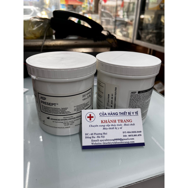 Viên sát khuẩn presept, khử trùng