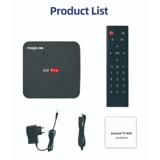 Android Tivi Box Magicsee N5 Pro - Ram 4GB, Rom 32Gb, Android 9.0