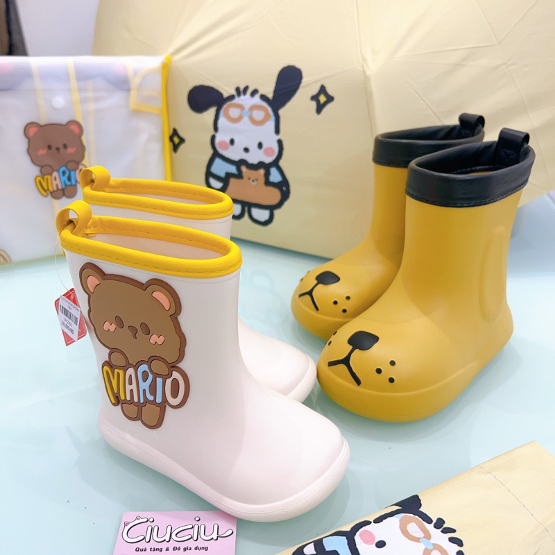 ỦNG GIÀY ĐI MƯA CHO BÉ - Chí.nh hã.ng Ảnh thật shop chụp