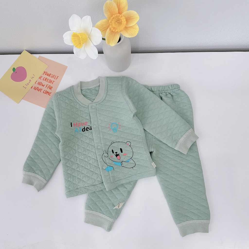 BỘ NỈ TRẦN BÔPNG QUẢNG CHÂU BÉ TRAI BÉ GÁI