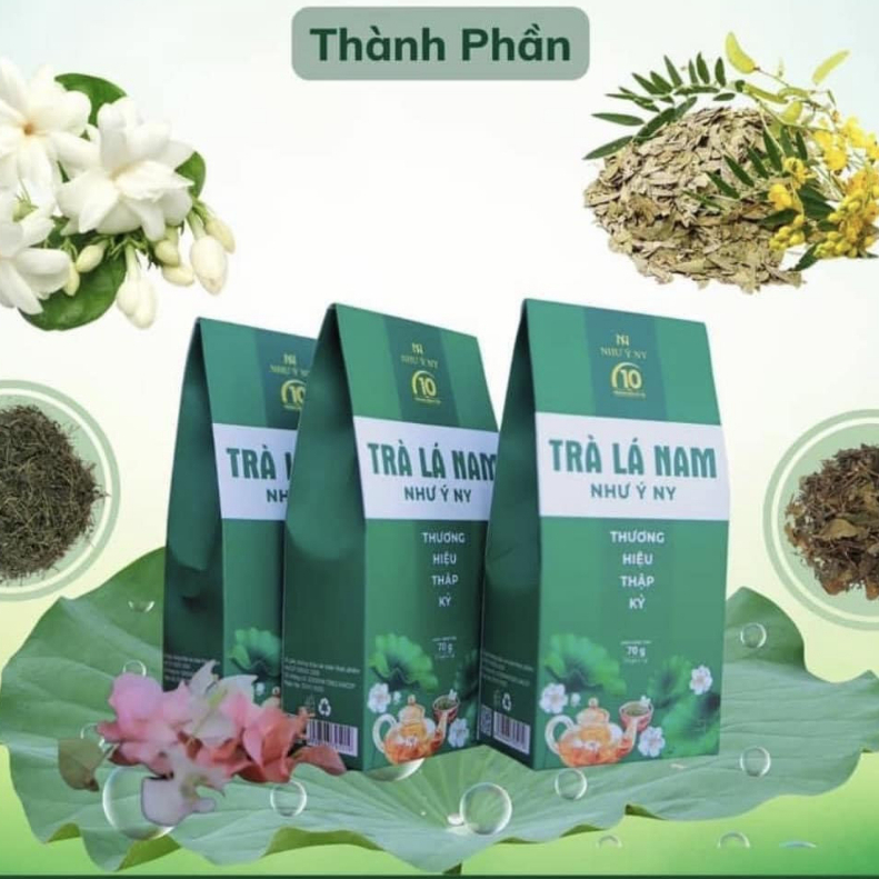 Trà Lá Nam Như Ý hộp 70g tác dụng nhuận tràng, tốt cho hệ tiêu hóa, đánh bay mỡ bụng, giảm cân hiệu quả