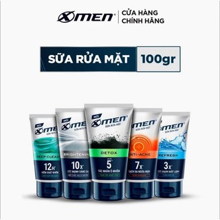 Sữa rửa mặt nam Xmen 100g thế hệ mới sạch da giữ ẩm