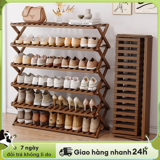 Woodland Kệ giày đa năng kệ giầy kèm móc treo tiện ích 4/5/6 tầng mẫu mới siêu hot ( không ưng trả lại miễn phí)