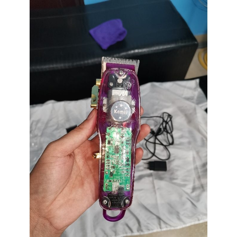 🇻🇳 Combo 2 máy tông đơ cũ cắt tóc và chấm viền + khăn choàng cắt tóc