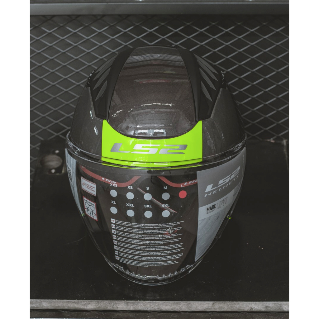 Mũ nón bảo hiểm 3/4 LS2 OF600 Urban đen xanh lá bóng