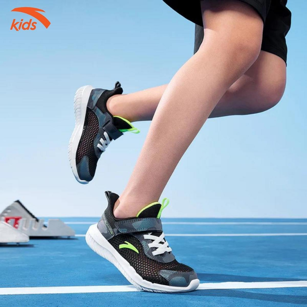Giày thời trang thể thao bé trai Anta Kids, dòng chạy siêu nhẹ, đế chống trơn trượt W312329904-4