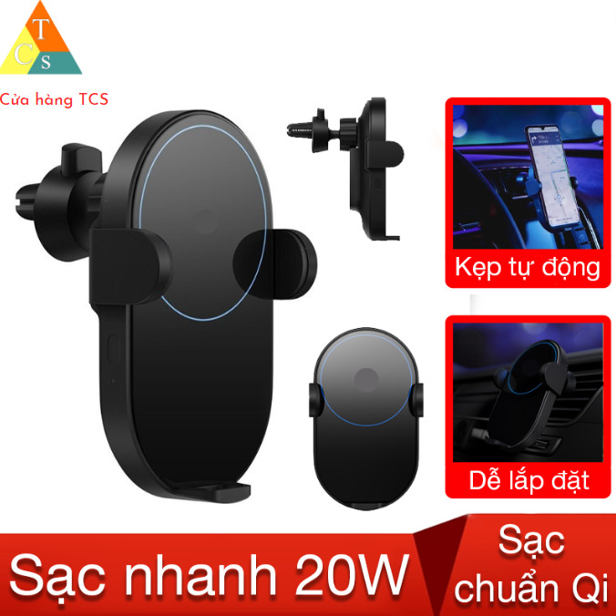 Kẹp điện thoại kiêm sạc không dây ô tô XM