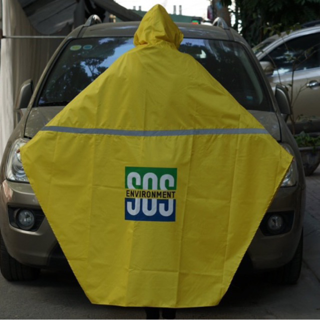 Thanh lí áo mưa vải dù tổ ong, dù padersy cho người lớn kiểu dáng cánh dơi, có bóng kính