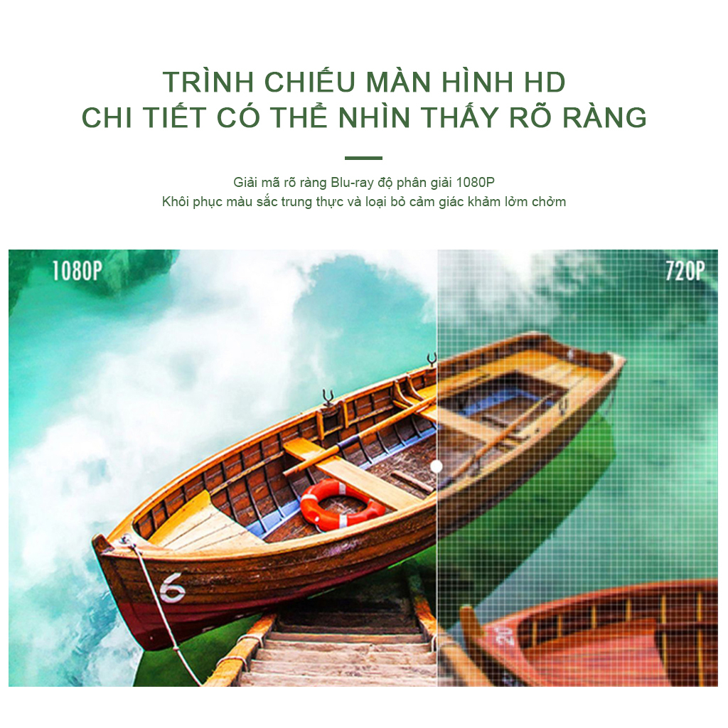 Máy Chiếu Mini Y9 PRO Android 7.0, Full HD 1080, Kết Nối Điện Thoại, đổi mới 30 ngày bảo hành 12T
