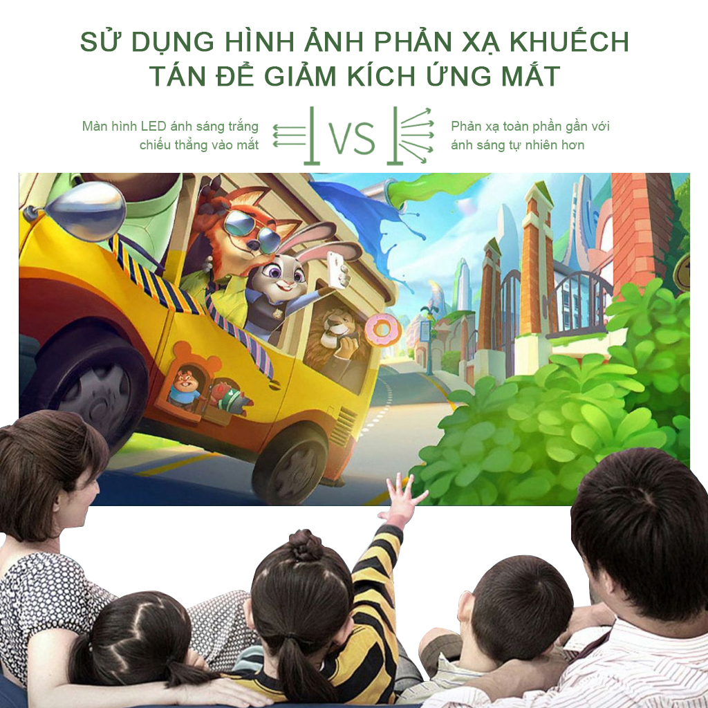 Máy Chiếu Mini Y9 PRO Android 7.0, Full HD 1080, Kết Nối Điện Thoại, đổi mới 30 ngày bảo hành 12T