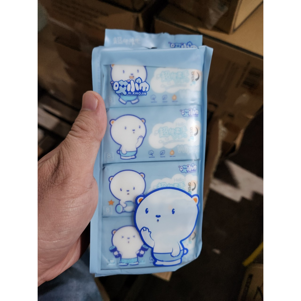 Khăn giấy mini bỏ túi 8 gói