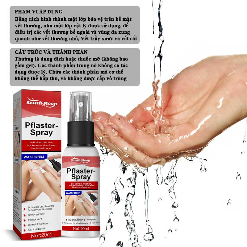 Xịt vết thương ITANA  giúp nhanh lành vết thương, hạn chế nhiễm trùng, sơ cứu vết bỏng, vết loét