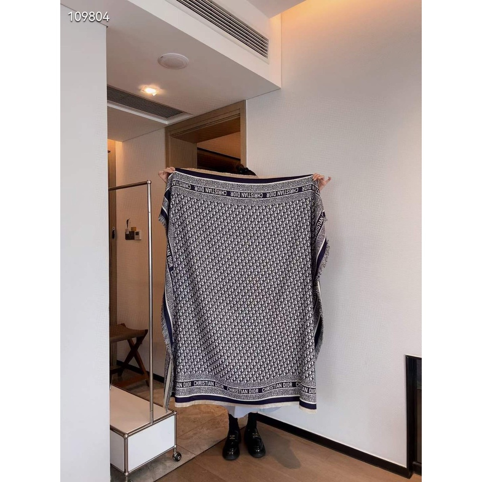 Khăn Choàng Dạ Vuông Dior Cao Cấp 140x140cm_Minsua