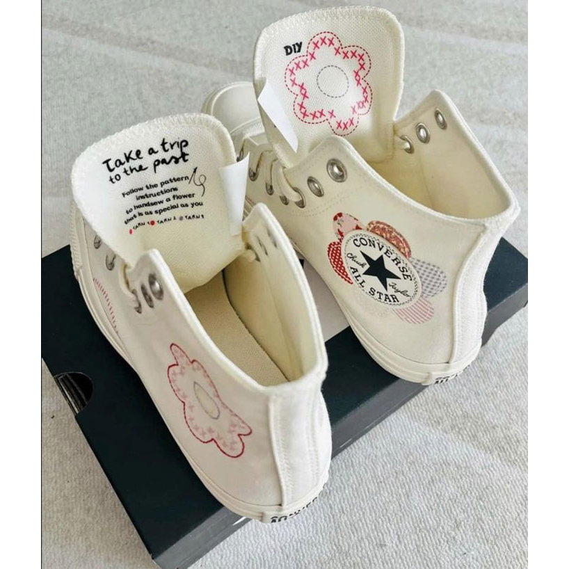 GIÀY SNEAKER CV BÔNG HOA
