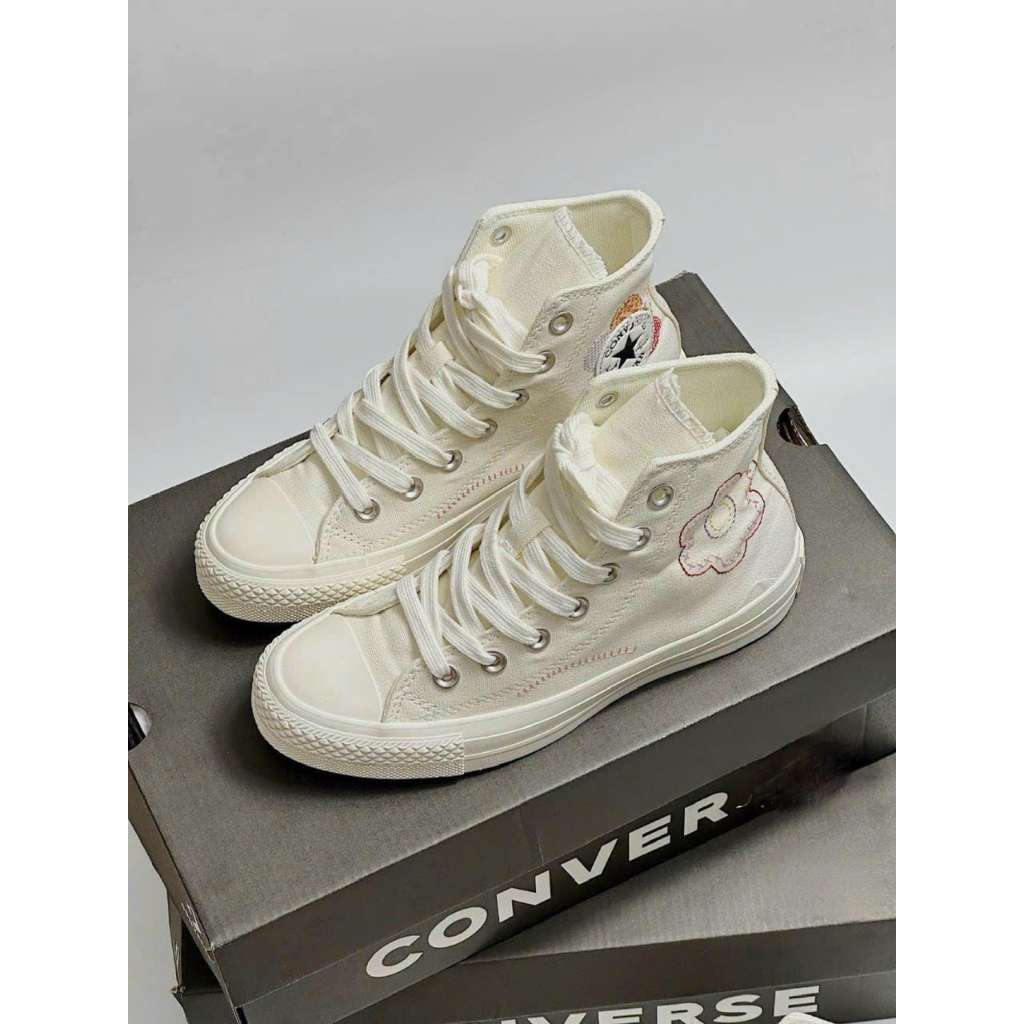 GIÀY SNEAKER CV BÔNG HOA