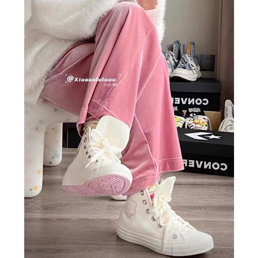 GIÀY SNEAKER CV BÔNG HOA