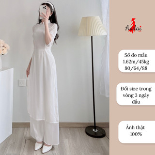 Áo dài cách tân lụa ngọc trai nhiều màu