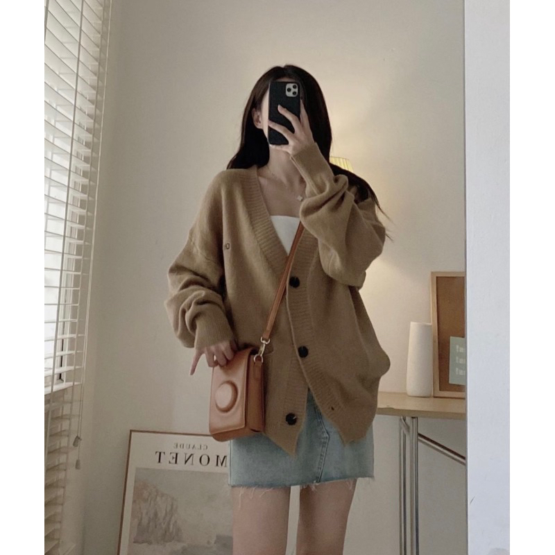 ÁO KHOÁC LEN CADIGAN THÊU CHỮ”weekend” hàng Quảng Châu