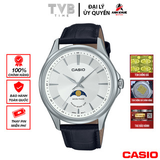 Đồng hồ nam dây da casio chính hãng mtp-m100l-7avdf