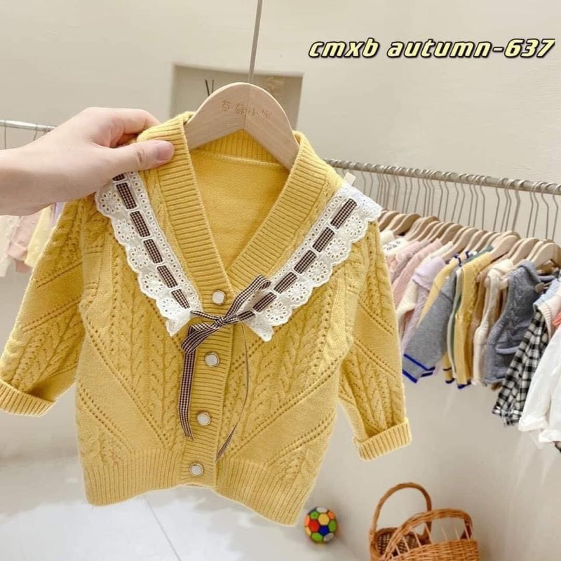 Combo Áo len bé gái