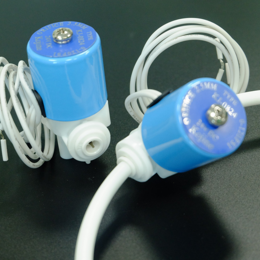 Van điện từ đấu nhanh 24v, vỏ thép, dùng cho máy lọc nước RO gia đình