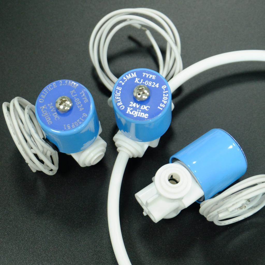 Van điện từ đấu nhanh 24v, vỏ thép, dùng cho máy lọc nước RO gia đình