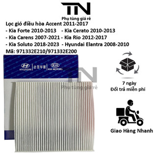 Lọc gió điều hòa, máy lạnh xe Accent , Cerato, Carens, Forte, Rio, Elantra,(Mã: 971332E210/971332E200)