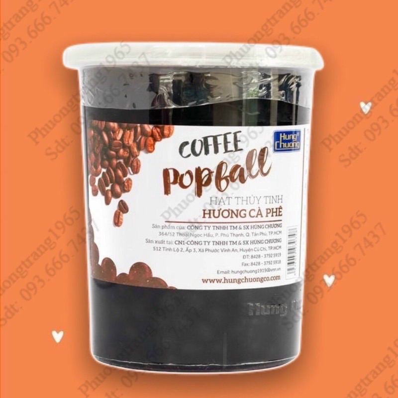 thuỷ tinh caphe hùng chương 1kg