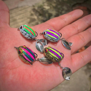 Mồi cao su cóc mini thái lan chuyên câu lóc hkn fishing
