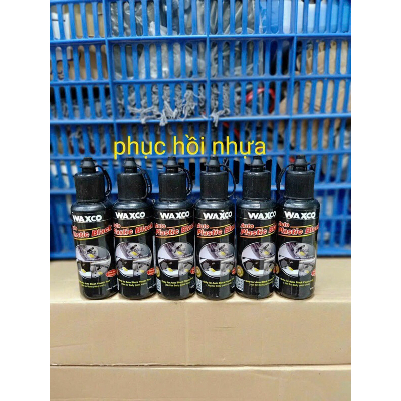 Chai dung dịch phục hồi nhựa đen bạc màu Waxco
