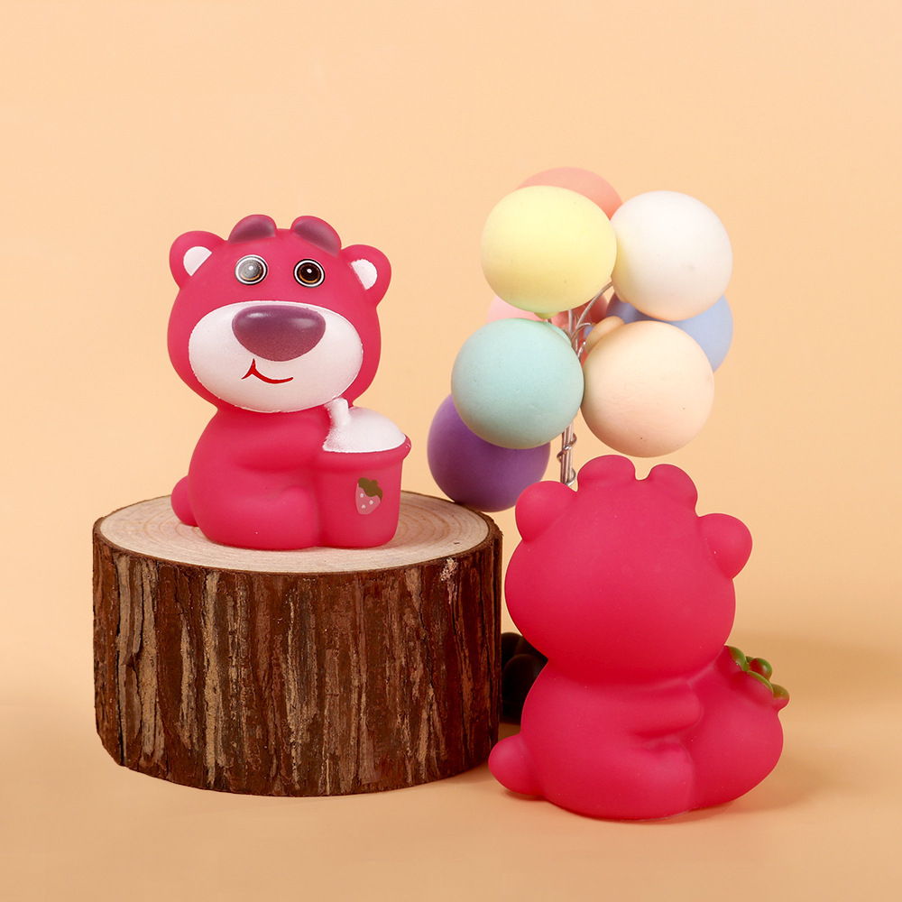 - Tượng Gấu Lotso  Mẫu Mới  - Trang trí bánh sinh nhật bánh kem