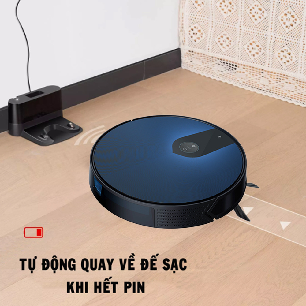 Robot Hút Bụi Lau Nhà Thông Minh Tự Động KAW Chính Hãng - Bảo Hành 12 Tháng