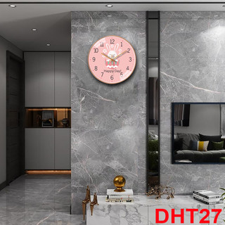 Đồng hồ treo tường phong cách Hiện Đại , tráng gương cao cấp kích thước 30cm