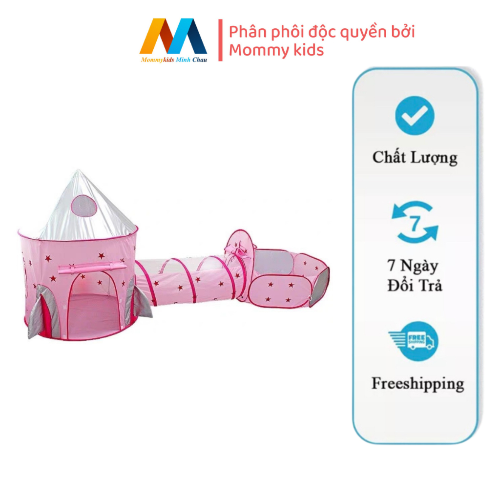 NHÀ BÓNG, LỀU HOÀNG TỬ CÔNG CHÚA, ỐNG ĐƯỜNG HẦM CHUI LIÊN HOÀN cho bé tự bung gấp gọn CHO BÉ