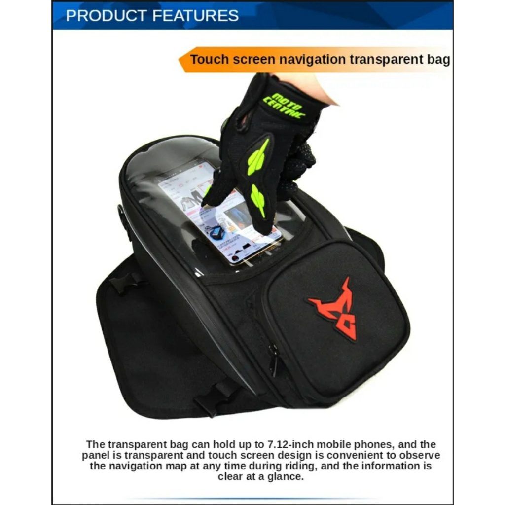 TÚI HÍT BÌNH XĂNG MOTOCENTRIC CHÍNH HÃNG