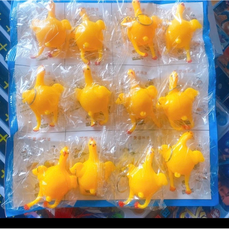 Vỉ 12 con Gà đẻ trứng móc khoá