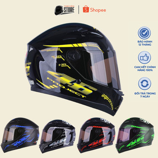 Mũ Bảo Hiểm Fullface Agu Tem 46 Pro Tặng Túi Đựng