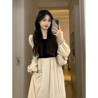 [CÓ BIGSIZE] Đầm Ulzzang Thu Đông Dáng Dài - Kèm ảnh thật