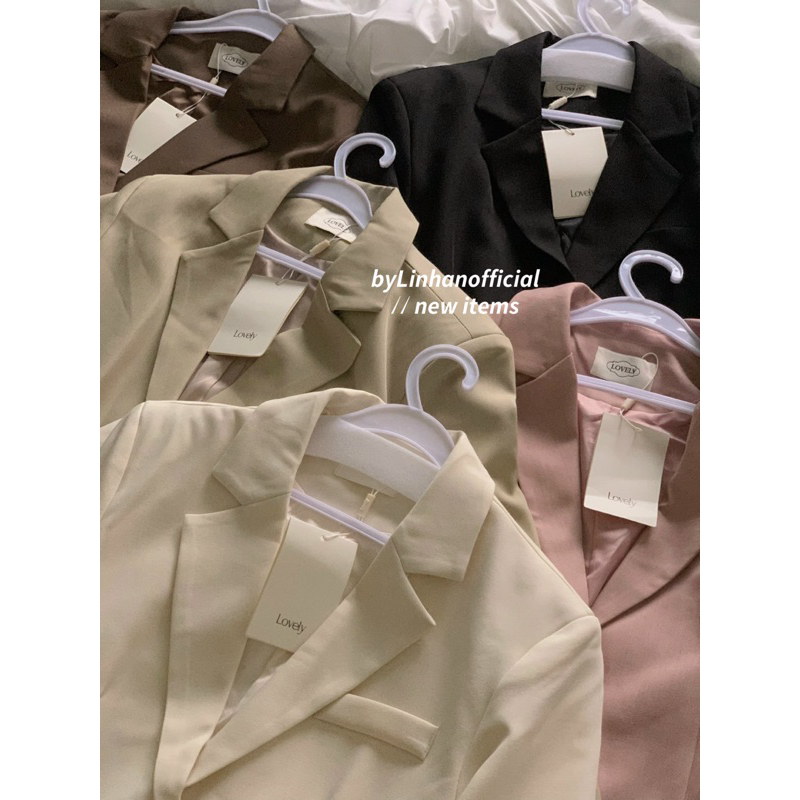 Áo Khoác Vest trơn túi Lovely // full pack 3692 🇰🇷