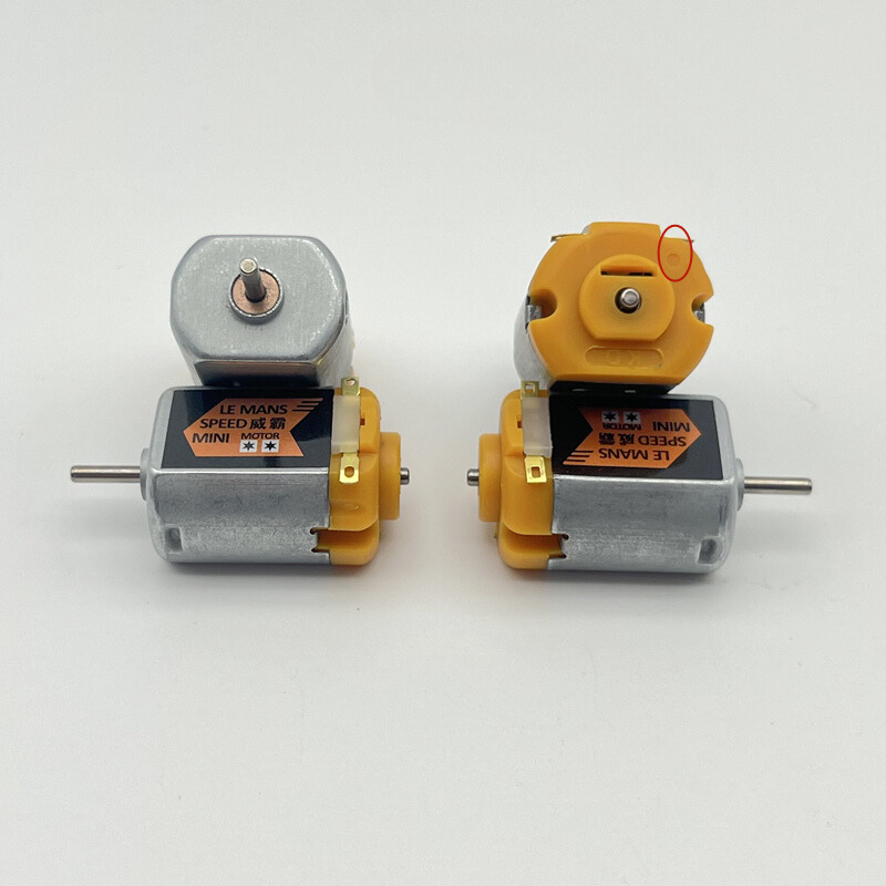 Động cơ 130 RC siêu mạnh 3V 3.7V - 7.4V tốc độ cao 48000 vòng kèm bánh răng có chổi than - LK0600