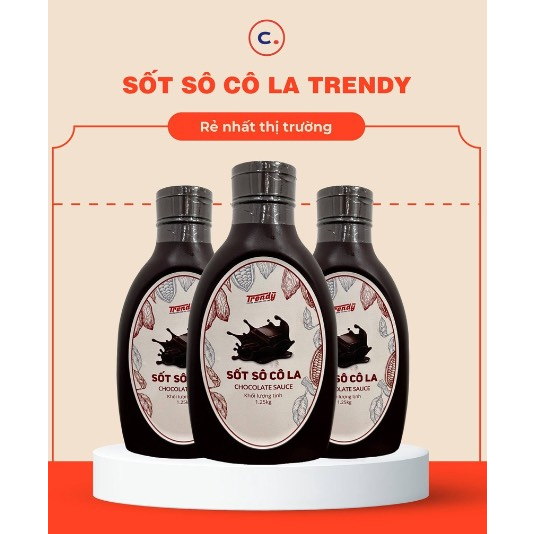 SỐT SOCOLA ĐEN LỎNG TRENDY