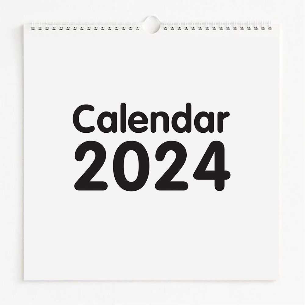 Lịch treo tường 2024  - có lịch âm note ngày lễ Việt Nam, ghi chú planner