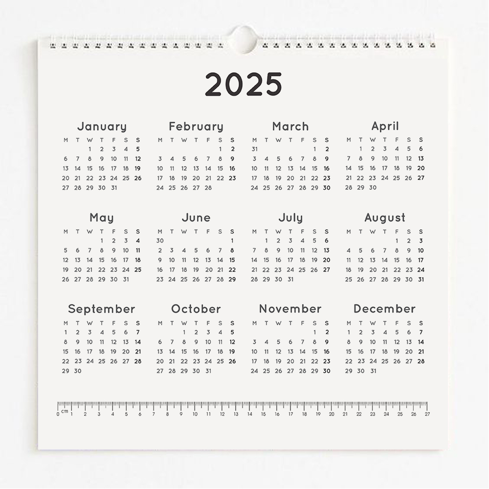 Lịch treo tường 2024  - có lịch âm note ngày lễ Việt Nam, ghi chú planner