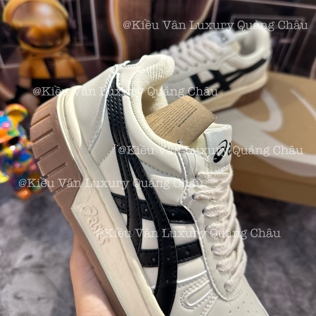 Giày Thể Thao Asics.Court MZ Kem Đen Bản Cao Cấp Đầy Đủ Màu Mẫu Mới Siêu Hot